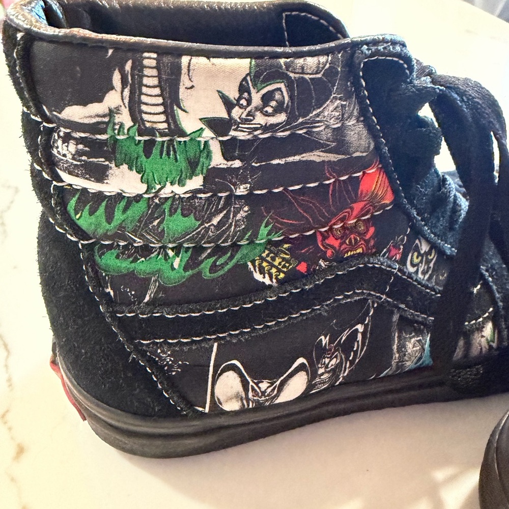 Vans Disney 100 Villains hi-tops